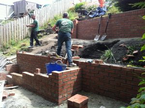 Brickwork,brickwall, bricks, garden wall, garden walls, Stockton, darlington, Middlesbrough, Teesside, Green Onion landscaping, brick match, Yarm, Wynyard