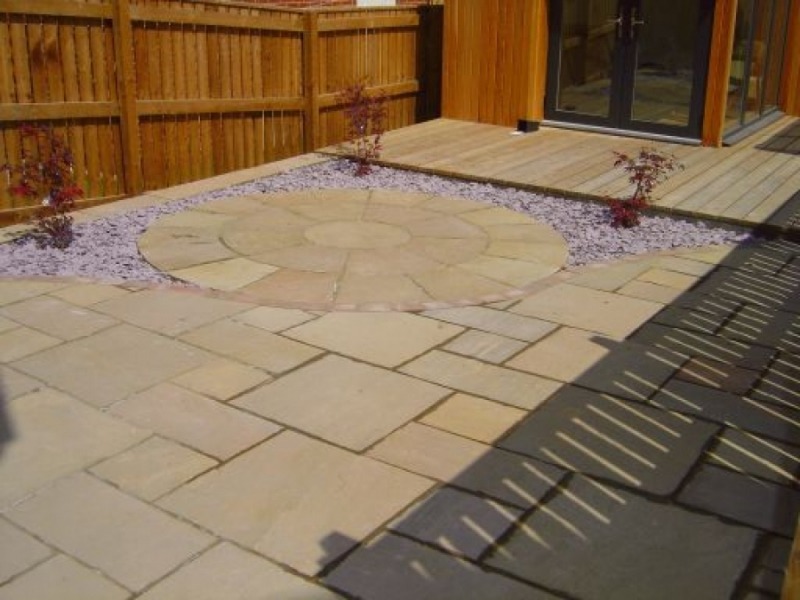 indian-sandstone-patios - Green Onion Landscaping
