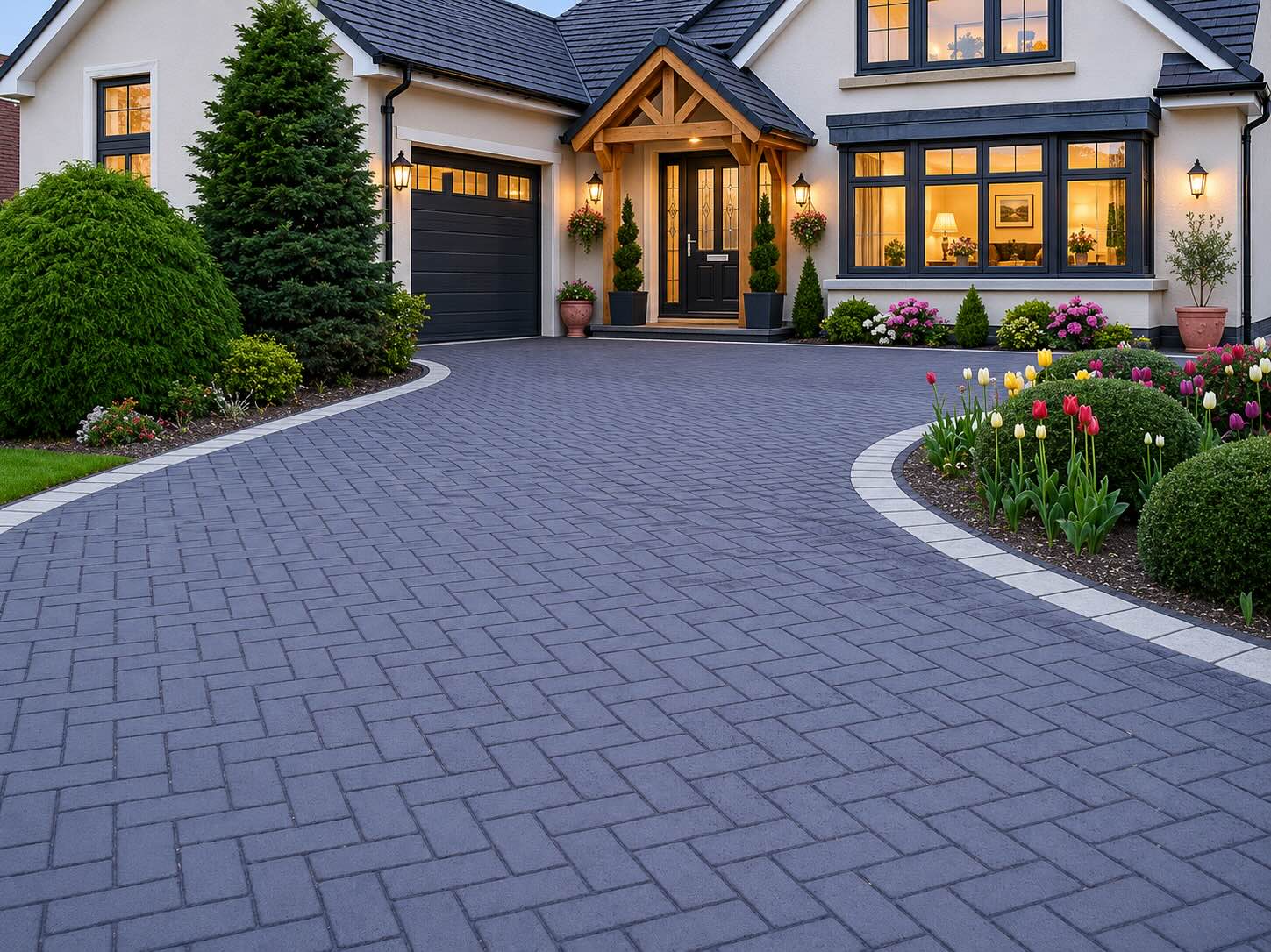 Resin & Block Paving project 6 by Priority Landscaping Manchester
